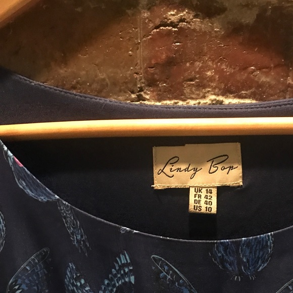 Lindy Bop Owl print dress with pockets! NWT! - Picture 2 of 3